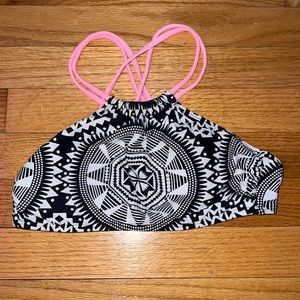 Halter Cross-back Bikini Top